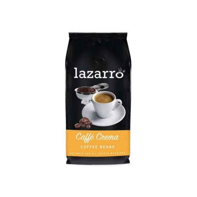 LAZARRO Caffé Crema Koffiebonen (pak 1000 gram) LAZARRO Caffé Crema Koffiebonen (pak 1000 gram)