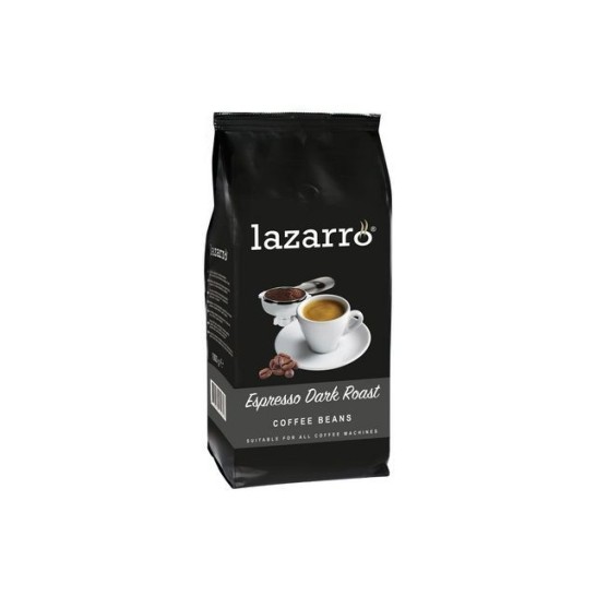 LAZARRO Espresso Dark Roast Koffiebonen (pak 1000 gram)