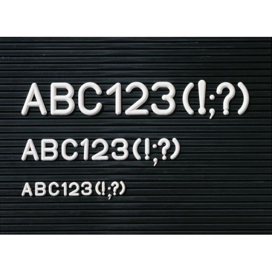 LEGAMASTER Letterboard Accessoires Letters 20 mm Wit (pak 280 stuks)