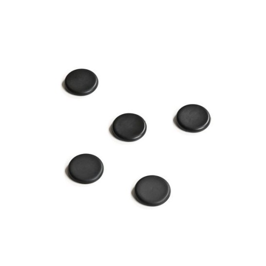 LEGAMASTER Magneten voor glasbord 30 mm zwart (pak 5 stuks)