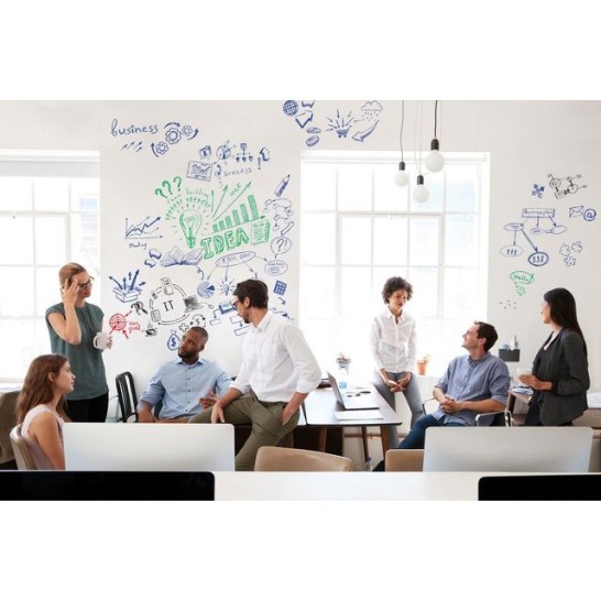 LEGAMASTER WRAP-UP Magnetisch Whiteboard PP 1010 x 6000 mm Wit