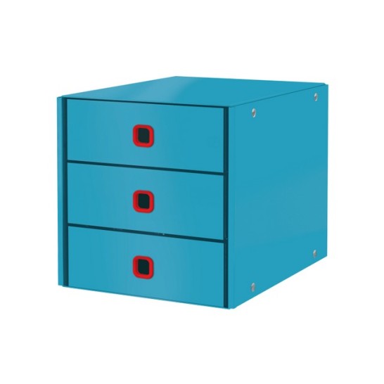 LEITZ Click & Store Ladenblok karton A4 3 laden Opvouwbaar Blauw