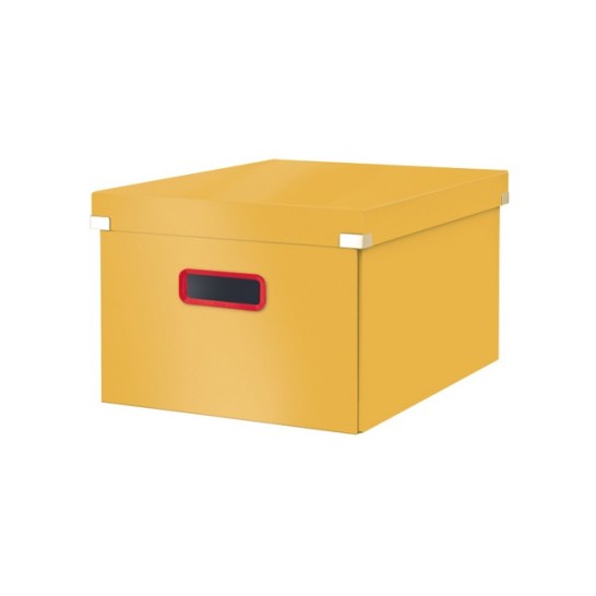 LEITZ Click & Store Smartbox Pro dozen karton A4 Met deksel Opvouwbaar Geel