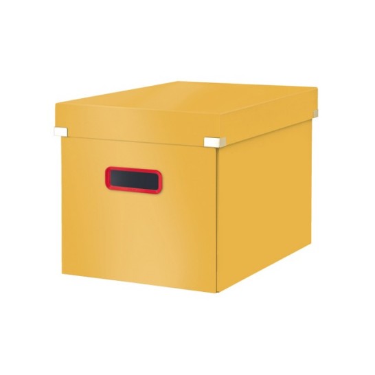 LEITZ Click & Store Smartbox Pro dozen karton Kubus formaat Opvouwbaar Geel