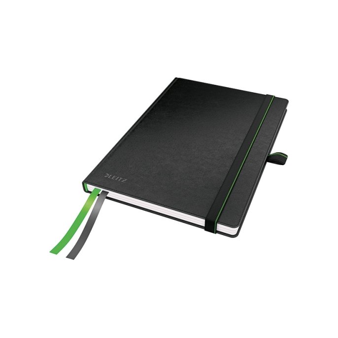 LEITZ Premium registerblok A5 gelijnd zwart LEITZ Premium registerblok A5 gelijnd zwart