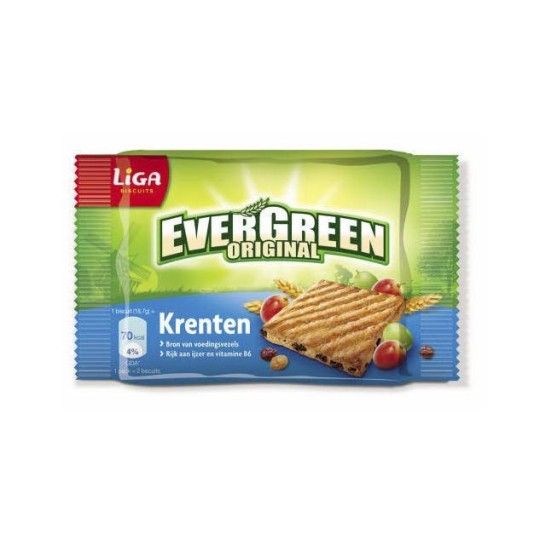 LIGA Evergreen Original krenten (pak 24 stuks)