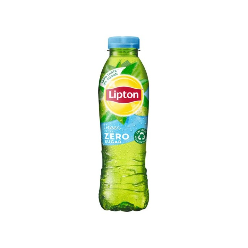 LIPTON Green Ice Tea ZERO Koolzuurvrij 0.5 liter Petfles / 12 stuks