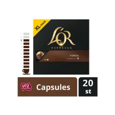 L'OR Espresso Forza UTZ Koffiecapsules (pak 20 stuks)