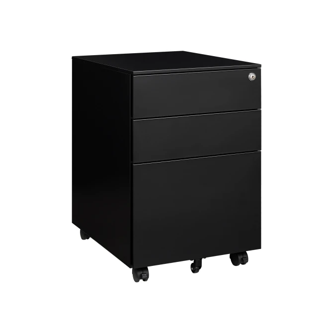 Ladeblok 3 lades Zwart Ladeblok 3 lades Zwart