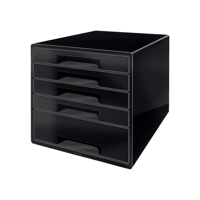 Ladenblok Leiz WOW Cube 5 laden zwart