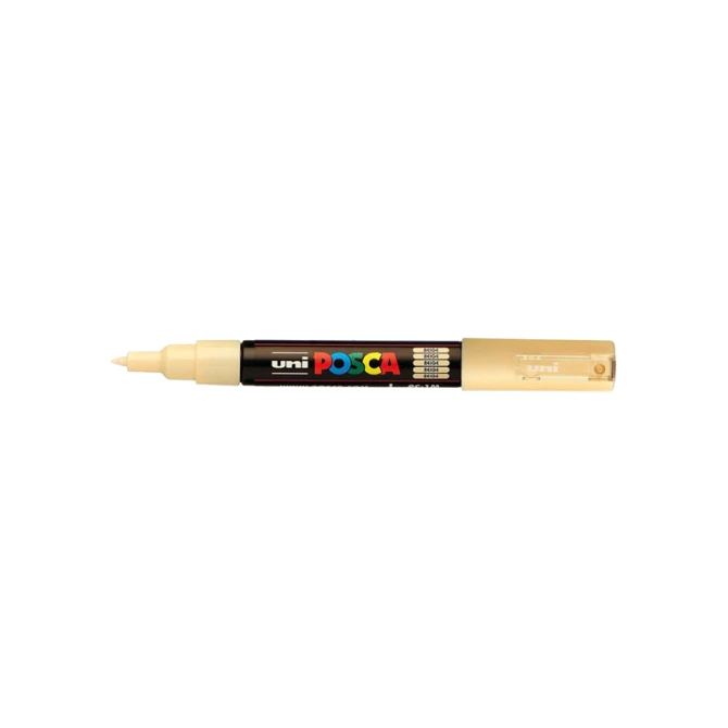 Lakmarker Uni Posca 0.7-1mm beige/pk6
