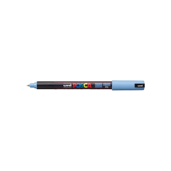 Lakmarker Uni Posca 0.7mm rond bl/pk6