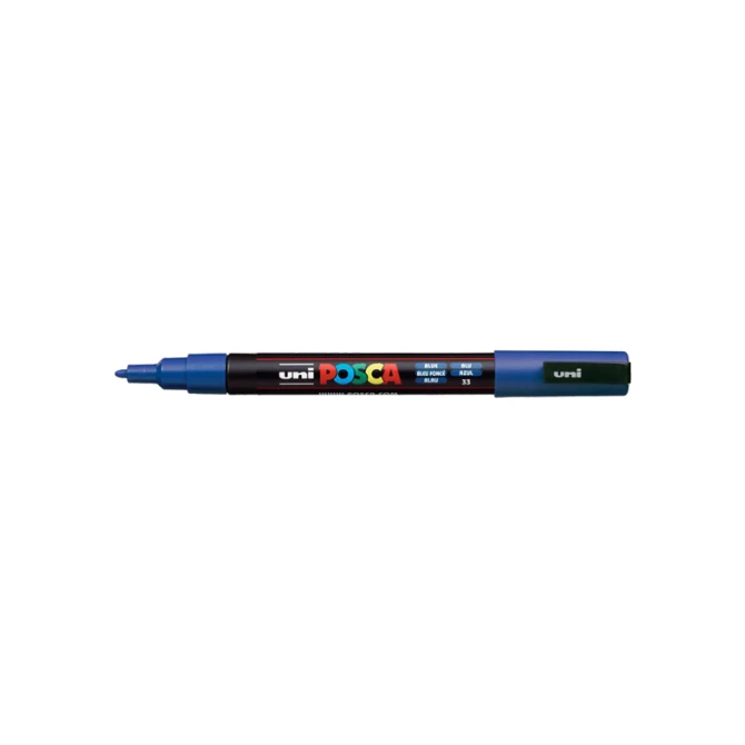 Lakmarker Uni Posca 0.9-1.3mm d bl/pk6
