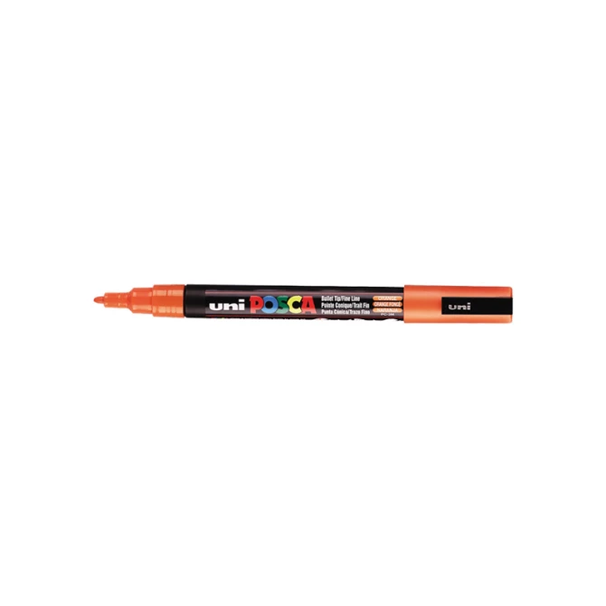 Lakmarker Uni Posca 0.9-1.3mm d or/pk6