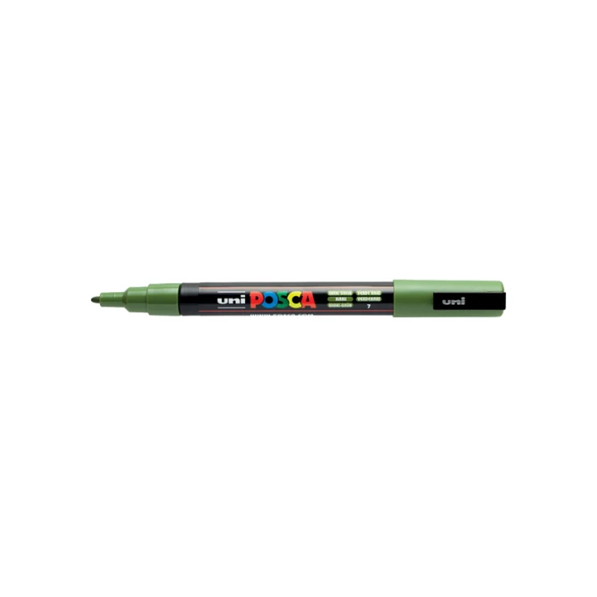 Lakmarker Uni Posca 0.9-1.3mm kaki/pk6
