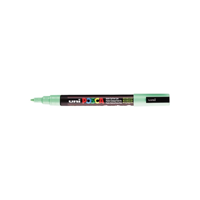 Lakmarker Uni Posca 0.9-1.3mm l gr/pk6