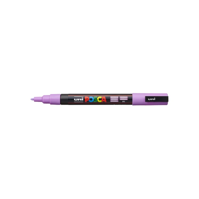 Lakmarker Uni Posca 0.9-1.3mm lavend/pk6