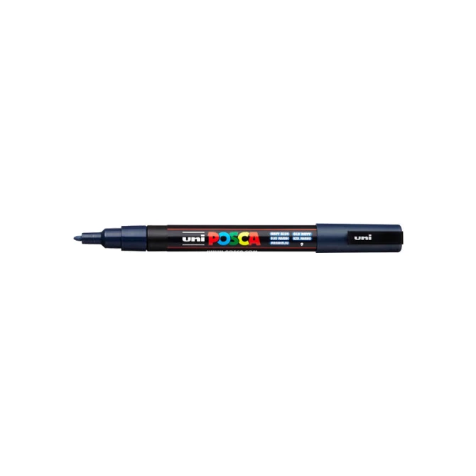Lakmarker Uni Posca 0.9-1.3mm marine/pk6