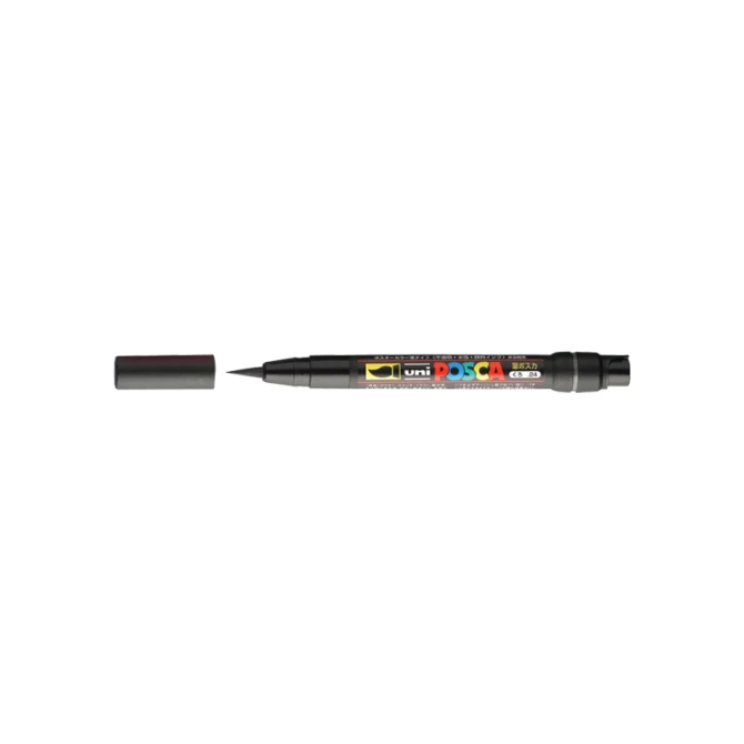 Lakmarker Uni Posca 1 mm zwart (5 stuks)