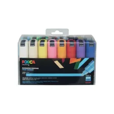 Lakmarker Uni Posca 8mm beitel ass/pk16