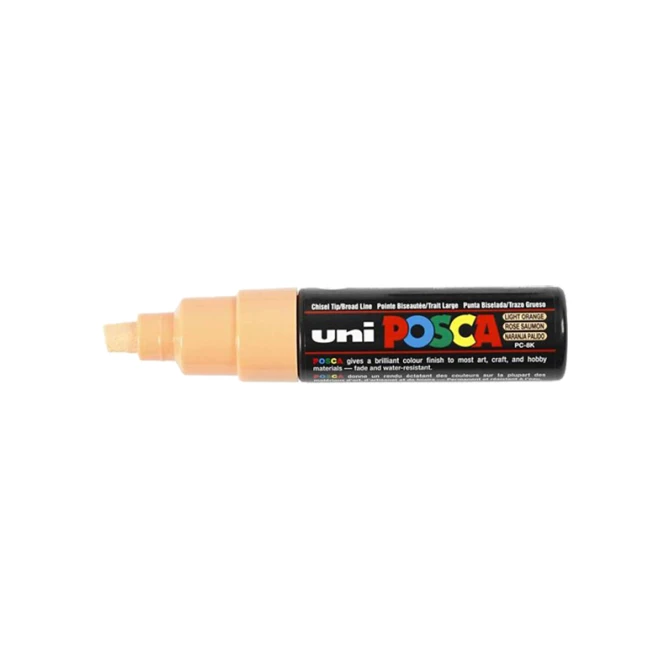 Lakmarker Uni Posca 8mm beitel zrs/pk6