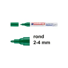 Lakmarker EDDING 750 2-4mm groen (10 stuks)