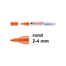 Lakmarker EDDING 750 2-4mm oranje (10 stuks)