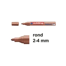 Lakmarker EDDING 750 koper 2-4mm (10 stuks)
