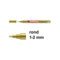 EDDING 751 Lakmarker 1-2mm goud (10 stuks)