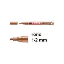 Lakmarker EDDING 751 koper 1-2mm (10 stuks)
