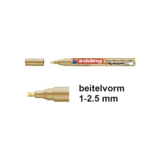 Lakmarker EDDING 753 1-2.5mm goud (10 stuks)