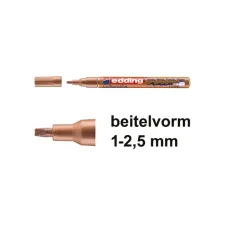 Lakmarker EDDING 753 koper 1-2.5mm (10 stuks)
