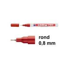EDDING 780 Lakmarker 0.8 rood (10 stuks)