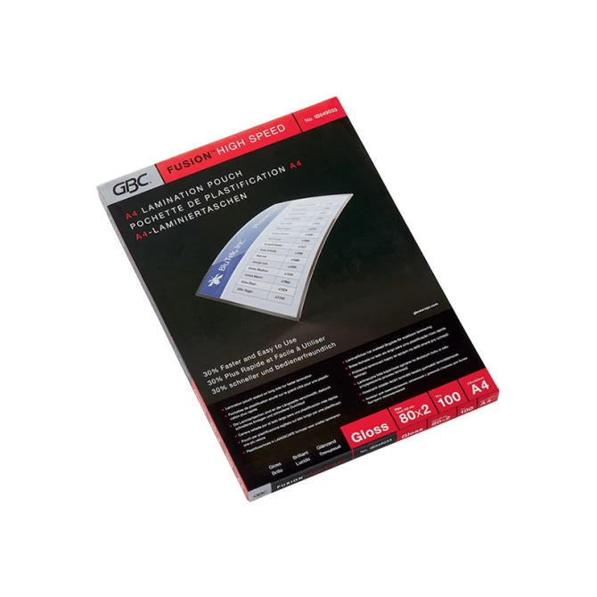 Lamineerhoes GBC A4 2x80µ speed (100 stuks)