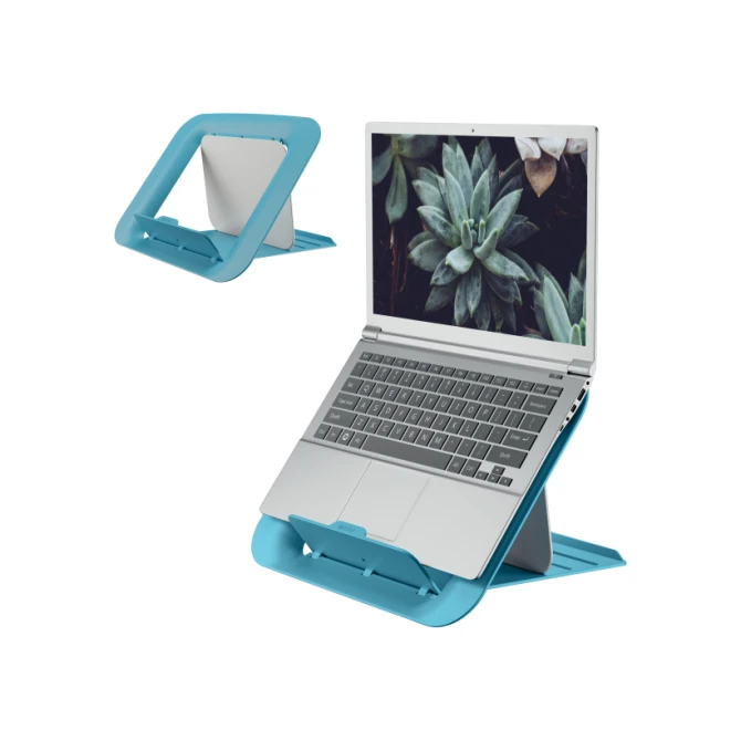 Leitz Cosy Laptopstandaard. Ergonomisch. In hoogte verstelbaar. Blauw