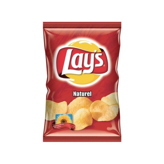 Lays Naturel Chips 175 gr (doos 8 stuks)