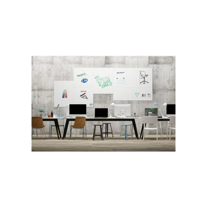 LEGAMASTER BOARD-UP Whiteboard Magnetisch Gelakt Staal 750 x 750 mm