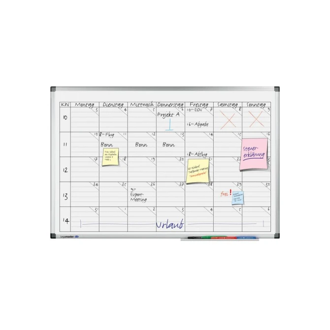 LEGAMASTER Premium Projectplanner Weekplanner 35 dagen Horizontaal 60 x 90 cm