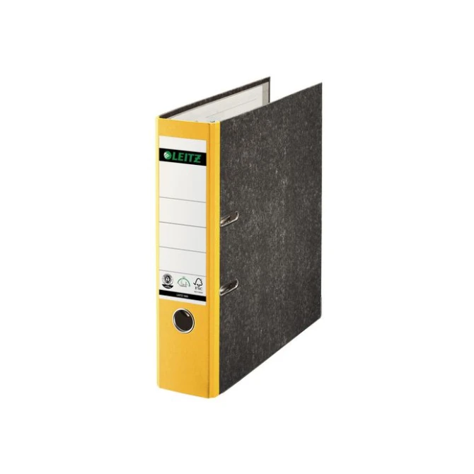LEITZ 180° Ordner A4 Rugbreedte 80 mm Karton Geel LEITZ 180° Ordner A4 Rugbreedte 80 mm Karton Geel