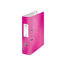 LEITZ 180° WOW Ordner A4 Rugbreedte 80 mm Karton Roze LEITZ 180° WOW Ordner A4 Rugbreedte 80 mm Karton Roze