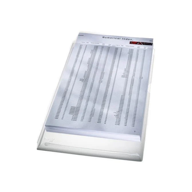 LEITZ A4 Harmonica Insteekmap 1 - 200 Vellen PVC Transparant (pak 5 stuks)