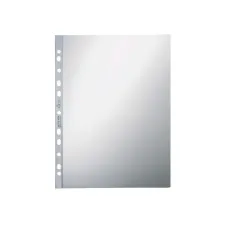 LEITZ A4 Showtas PVC 80 micron 11-gaats Transparant (pak 100 stuks) LEITZ A4 Showtas PVC 80 micron 11-gaats Transparant (pak 100 stuks)