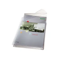 LEITZ A4 Showtas met Klep en Expansieplooi PVC 170 micron 11-gaats Transparant (pak 5 stuks) LEITZ A4 Showtas met Klep en Expansieplooi PVC 170 micron 11-gaats Transparant (pak 5 stuks)
