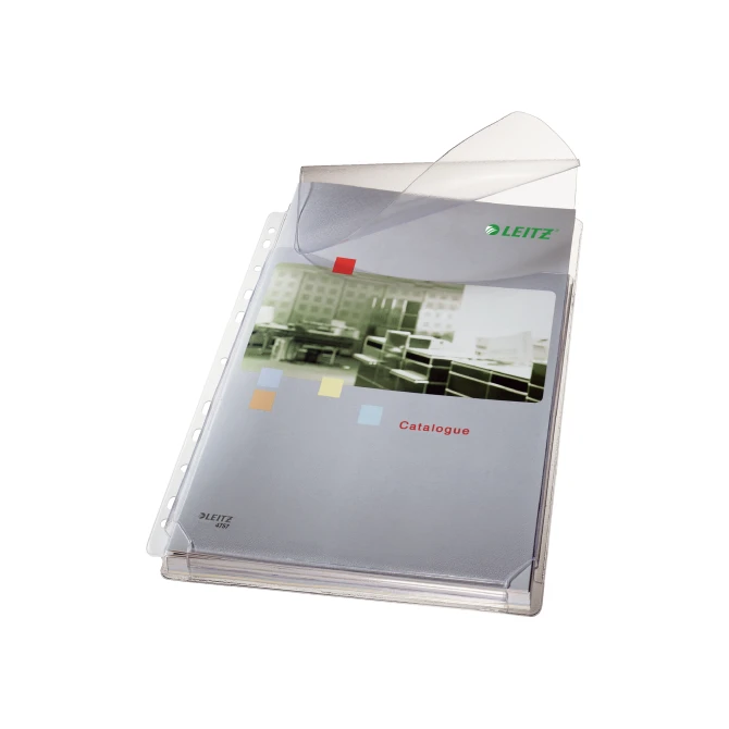 LEITZ A4 Showtas met Klep en Expansieplooi PVC 170 micron 11-gaats Transparant (pak 5 stuks) LEITZ A4 Showtas met Klep en Expansieplooi PVC 170 micron 11-gaats Transparant (pak 5 stuks)