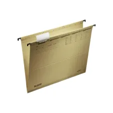 LEITZ Alpha Hangmap A4 Karton V-bodem Bruin (pak 25 stuks) LEITZ Alpha Hangmap A4 Karton V-bodem Bruin (pak 25 stuks)