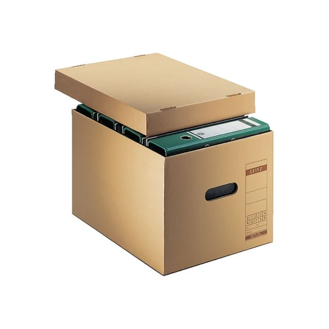 LEITZ Archief/Transportdoos Karton 335 x 280 x 440 mm Bruin (pak 10 stuks)