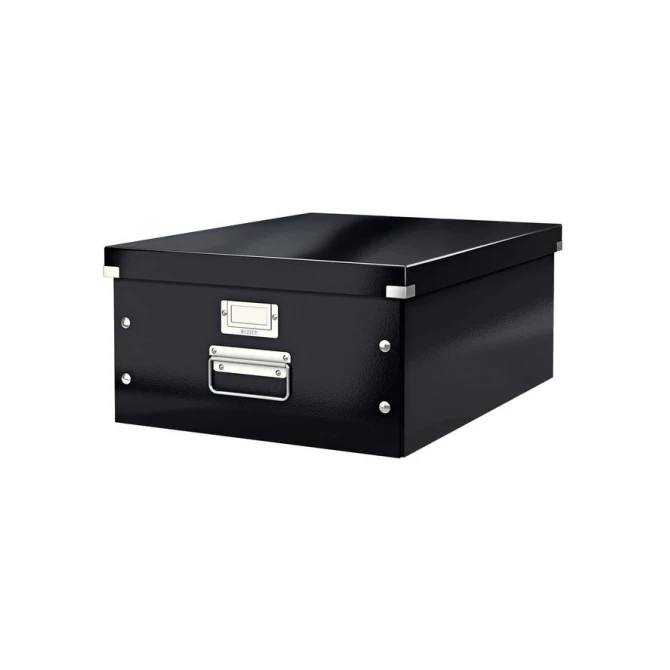 LEITZ Archiefdoos Click & Store groot Zwart LEITZ Archiefdoos Click & Store groot Zwart