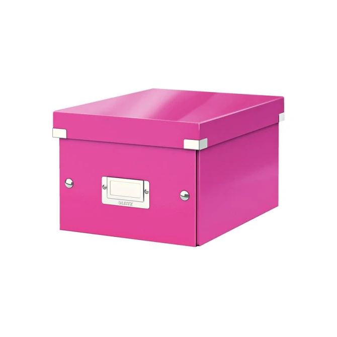 LEITZ Archiefdoos Click & Store klein Roze LEITZ Archiefdoos Click & Store klein Roze