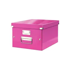 LEITZ Archiefdoos Click & Store middelgroot Roze LEITZ Archiefdoos Click & Store middelgroot Roze