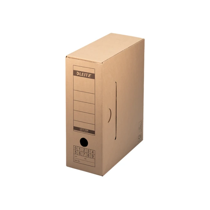 Leitz Archiefdoos t.b.v Hangmappen Karton 270 x 120 x 325 mm Bruin (pak 10 stuks)